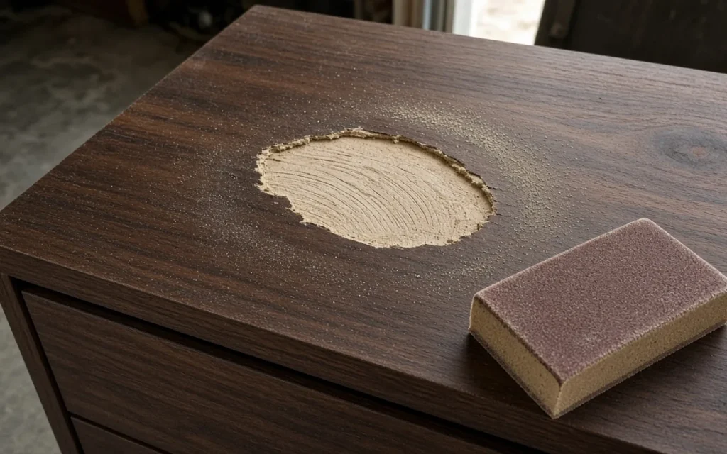 Wood Veneer Burnthrough Repair: Fixing Sanding Mistakes